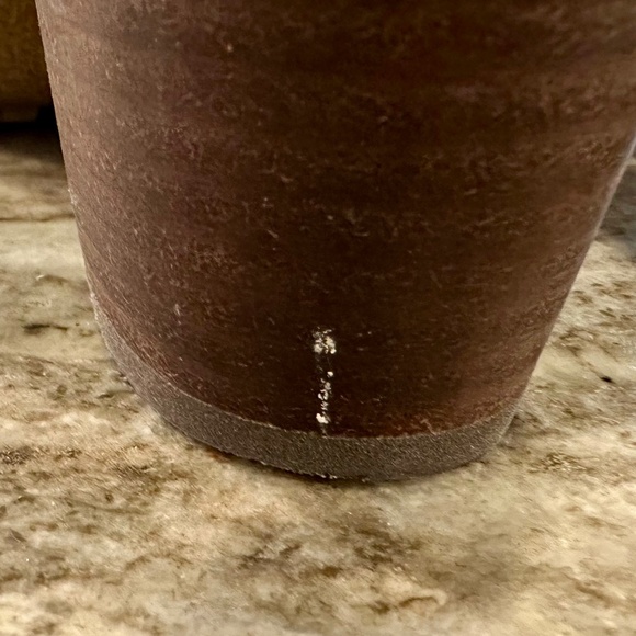 Frye Jen Shearling Short Suede Heeled Zip Up Ankle Bootie - Size 8 - Picture 7 of 8